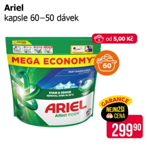 Sleva na produkty Ariel