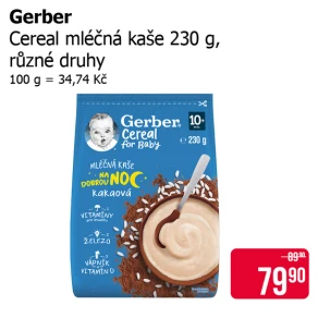 Sleva na produkty Gerber