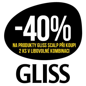 Sleva 40 % na produkty Gliss Scalp při koupi 2 ks v libovolné kombinaci