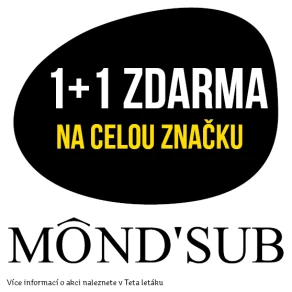 Akce 1+1 zdarma na celou značku Mondsub v libovolné kombinaci