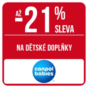 Sleva až 21 % na dětské doplňky značky Canpol Babies