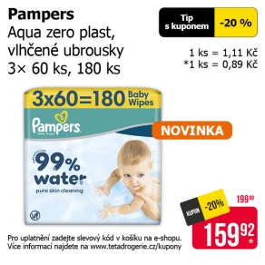 Sleva na produkty Pampers