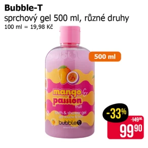 Sleva na produkty Bubble-T