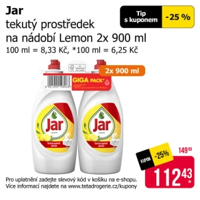 Sleva na produkty Jar