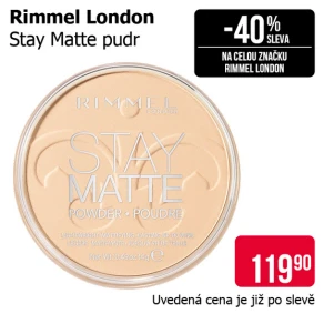 Sleva na produkty Rimmel London
