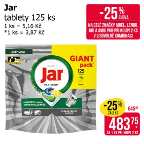Sleva na produkty Jar