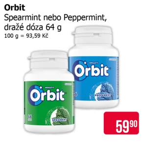 Sleva na produkty Orbit