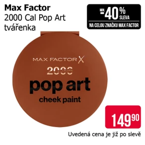 Sleva na produkty Max Factor