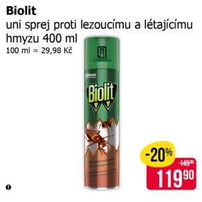 Sleva na produkty Biolit