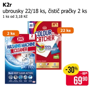 Sleva na produkty K2r