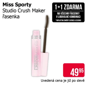 Akce 1+1 zdarma na všechny řasenky v libovolné kombinaci
