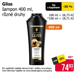 Sleva na produkty Schwarzkopf