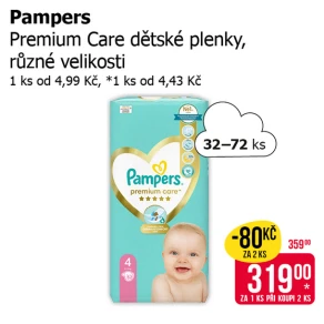 Sleva na produkty Pampers