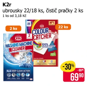 Sleva na produkty K2r