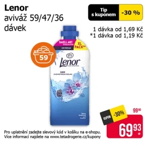 Sleva na produkty Lenor