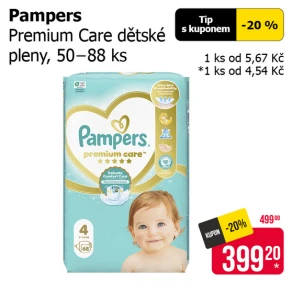 Sleva na produkty Pampers