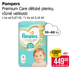 Sleva na produkty Pampers