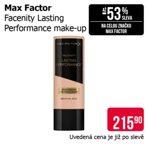 Sleva na produkty Max Factor