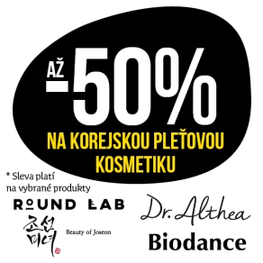 Sleva až 50 % na korejskou pleťovou kosmetiku