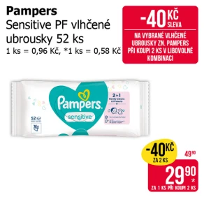 Sleva na produkty Pampers
