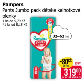 Sleva na produkty Pampers