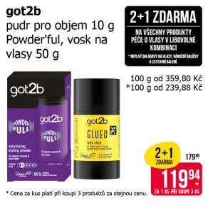 Akce 2+1 zdarma na produkty péče o vlasy při koupi 3 ks v libovolné kombinaci