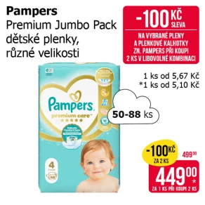 Sleva na produkty Pampers