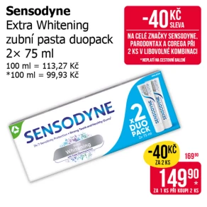 Sleva na produkty Sensodyne