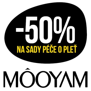 Sleva 50 % na sady péče o pleť značky Mooyam