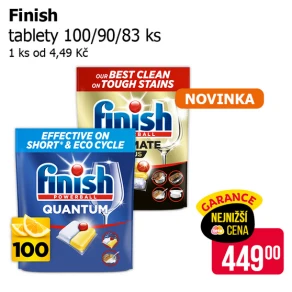 Sleva na produkty Finish