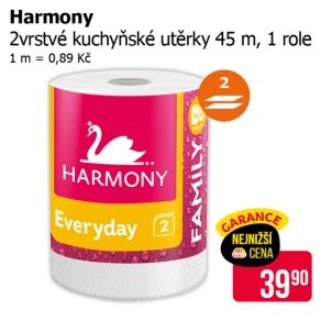 Sleva na produkty Harmony