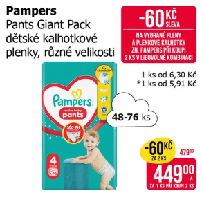Sleva na produkty Pampers