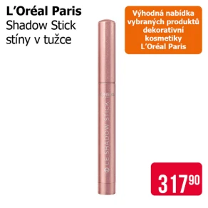 Sleva na produkty L'Oréal Paris
