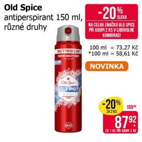 Sleva na produkty Old Spice