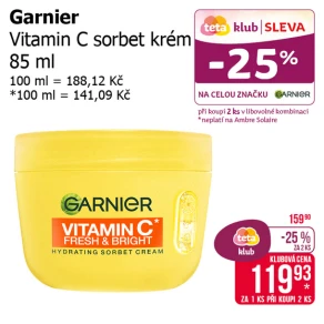 Sleva na produkty Garnier