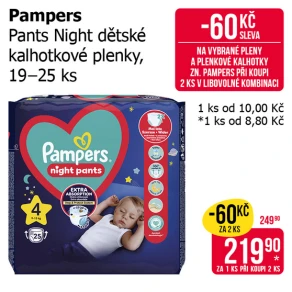 Sleva na produkty Pampers