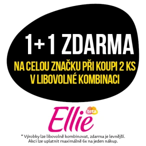 Akce 1+1 zdarma na celou značku Ellie při koupi 2 ks v libovolné kombinaci