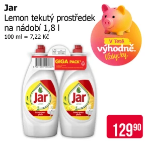 Sleva na produkty Jar
