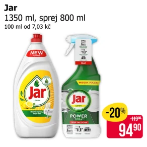 Sleva na produkty Jar