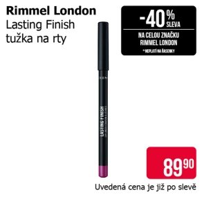 Sleva na produkty Rimmel London