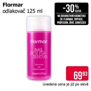 Sleva na produkty Flormar
