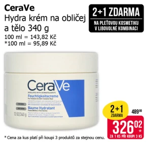 Akce 2+1 zdarma na pleťovou kosmetiku v libovolné kombinaci