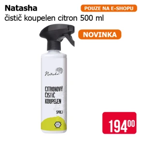 Natasha čistič koupelen citron 500 ml