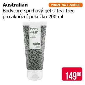 Australian - Bodycare sprchový gel s Tea Tree pro aknózní pokožku 200 ml