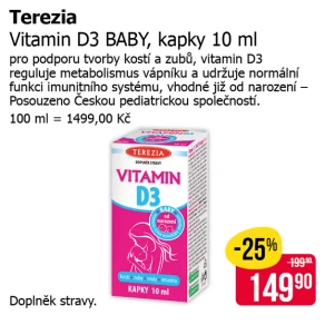 Sleva na produkty Terezia
