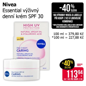 Sleva na produkty Nivea