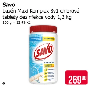 Sleva na produkty Savo