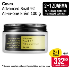 Akce 2+1 zdarma na pleťovou kosmetiku v libovolné kombinaci