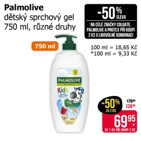Sleva na produkty Palmolive