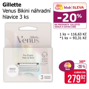 Sleva na produkty Gillette